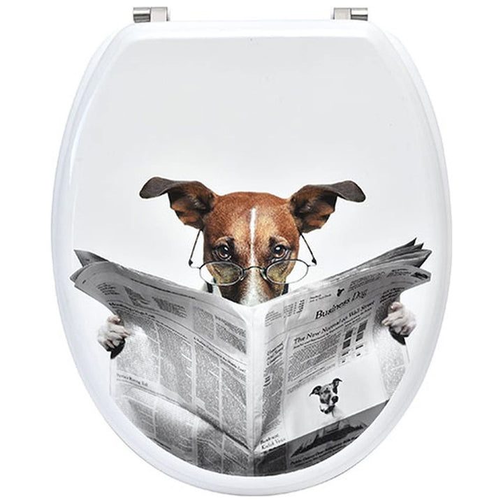Tendance - Wc-deckel mdf 18 zoll edelstahl-befestigungen - karamel