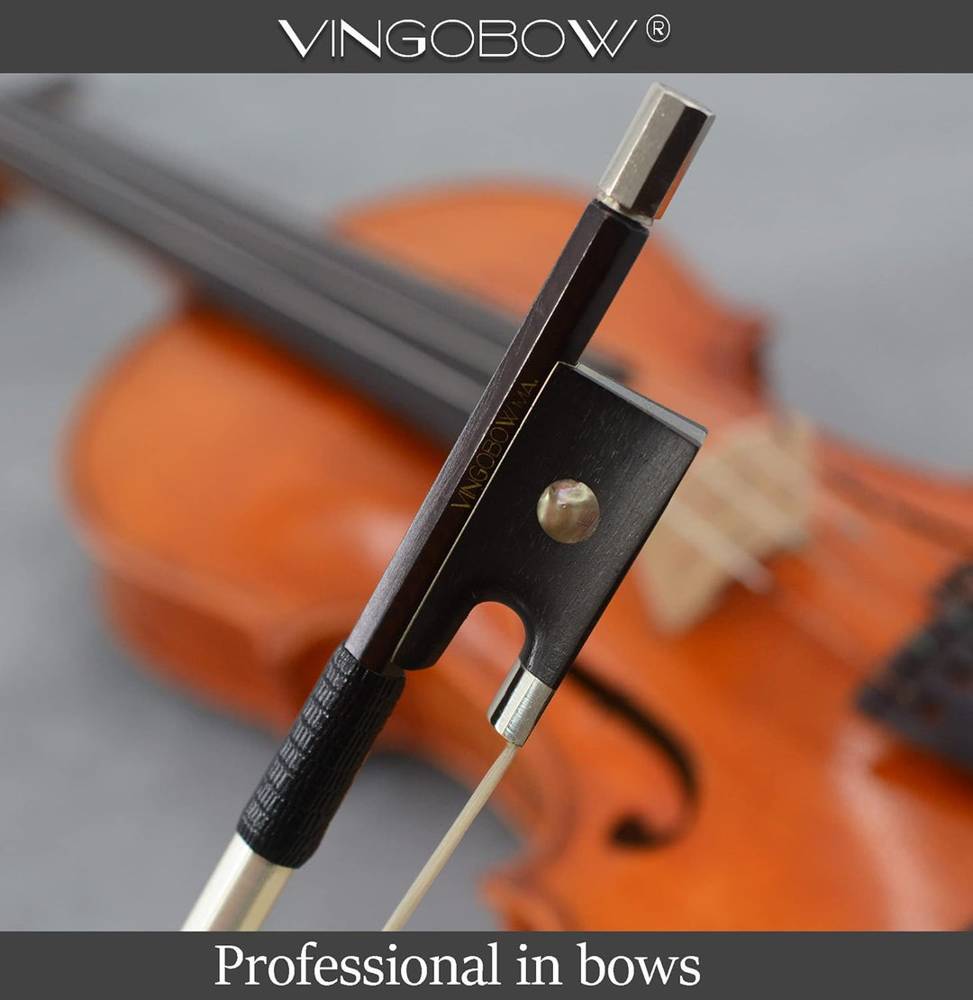 VINGOBOW Golden Diamond Kohlefaser Geigenbogen Violine Geigen bogen Pernambuco Leistung gerade und g