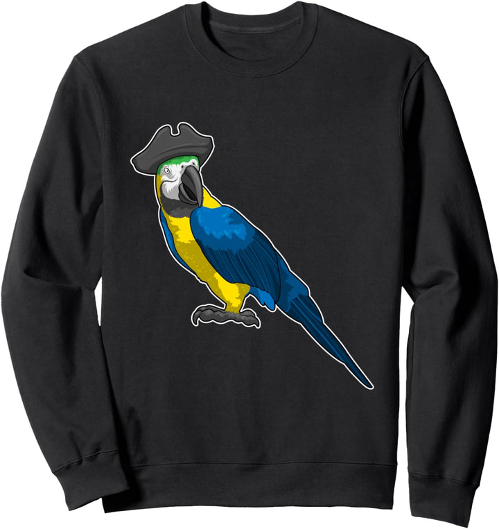 Papagei Pirat Piratenhut Sweatshirt