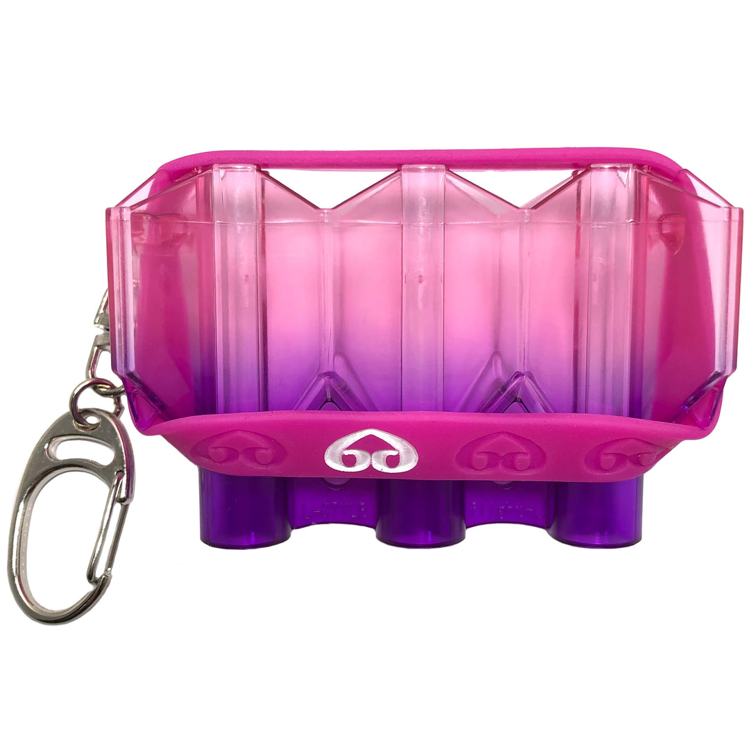 LSTYLE Dart Flight Case: Hard Shell Case for Dart Flights - Holds One Set of Flights Pink-lila, Pink