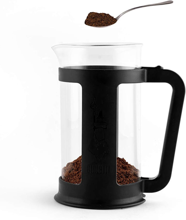 Bialetti French Press Smart Kaffeebereiter Schwarz One Size, 1,0 Liter, Schwarz