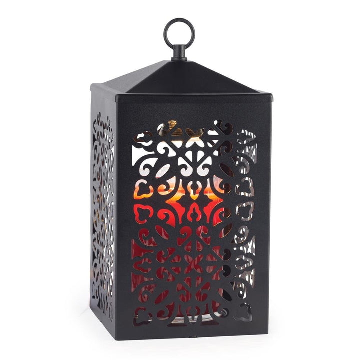 Candle Warmers SCROLL Laterne Kerzenwärmer für Duftkerzen im Glas schwarz