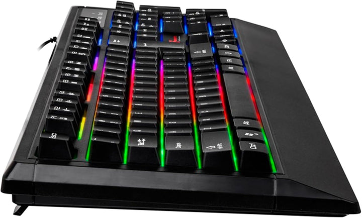 Tt Esports/Thermaltake Challenger Combo RGB (GER) | Tastatur-Maus-Set | Ergonomisch | rechts-und lin