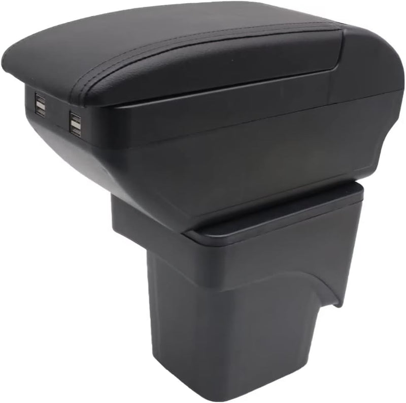 Doppelschicht Armlehne Box Für Ford Focus 2 Mk2 2005-2011 Mittelkonsole Aufbewahrungsbox mit 4 USB P