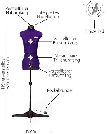 Prym 611754 Schneiderbüste XS "Prymadonna"