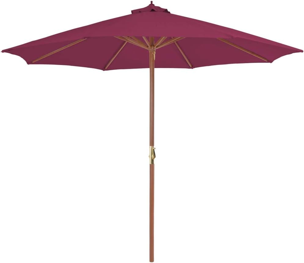 Festnight Sonnenschirm mit Holz-Mast | Balkonschirm | Gartenschirm | Marktschirm | Terrassenschirm S