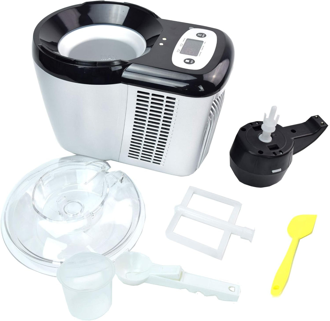 Selbstkühlende, Extrem leichte und Stromsparende Eismaschine GG-90W Frozen Yogurt Milchshake Maschin