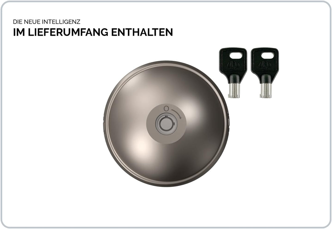 UFO MERONI SERRATURE - Ufo3 Smart Duo Sicherheitsschloss Transporter, Einbruchschutz Wohnmobil für L