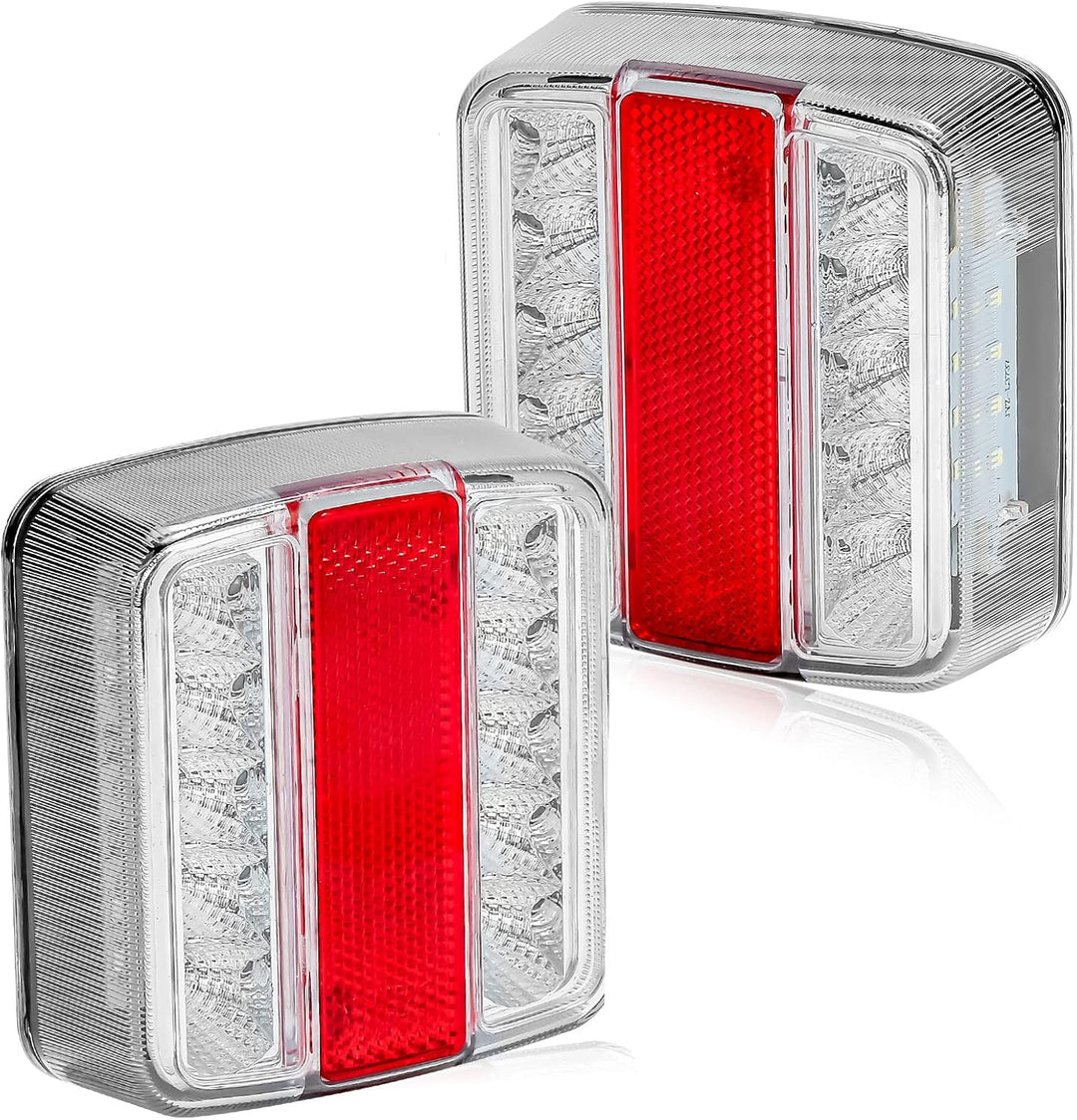 DARKGUARD Anhänger Rückleuchten Set LED,2pcs Rücklichter Für KFZ Anhänger 12v led,Rücklicht Anhänger