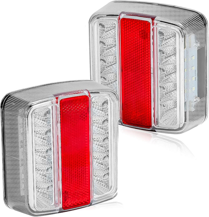 DARKGUARD Anhänger Rückleuchten Set LED,2pcs Rücklichter Für KFZ Anhänger 12v led,Rücklicht Anhänger
