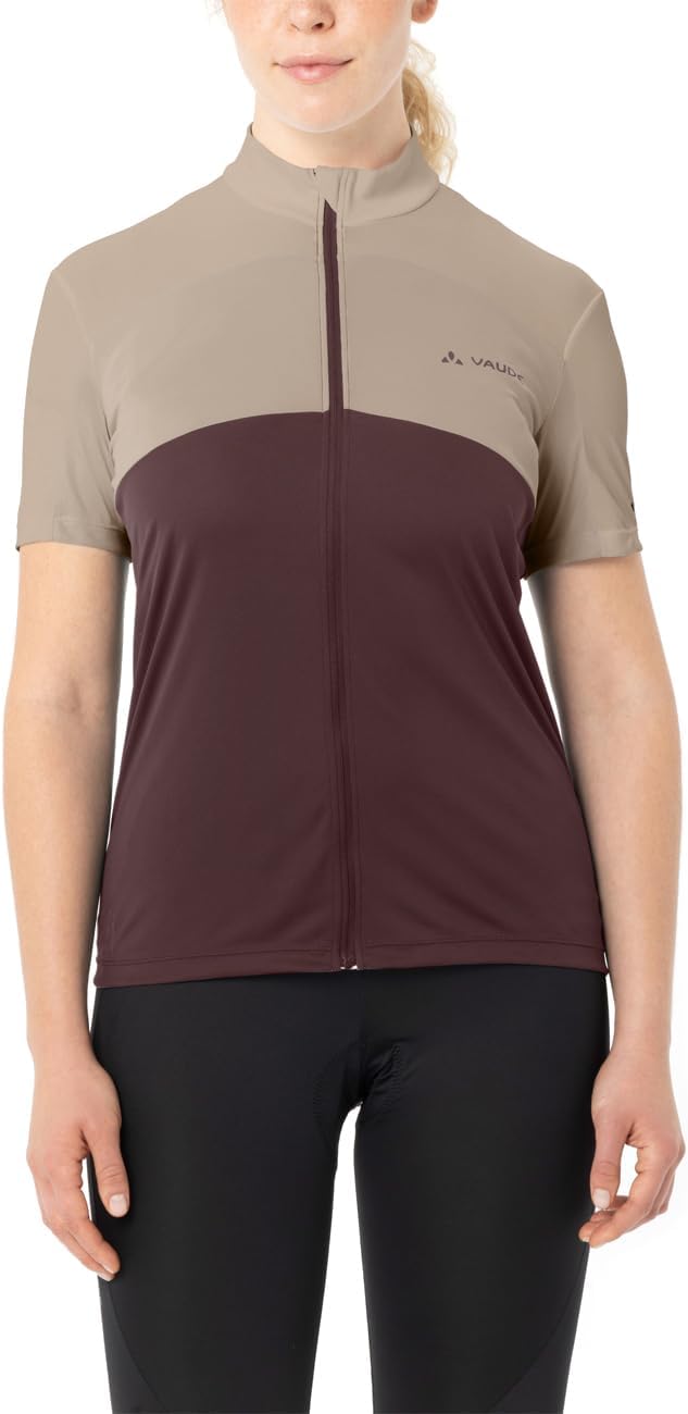 VAUDE Trikot Women's Matera FZ Tricot 36 Dark Oak, 36 Dark Oak