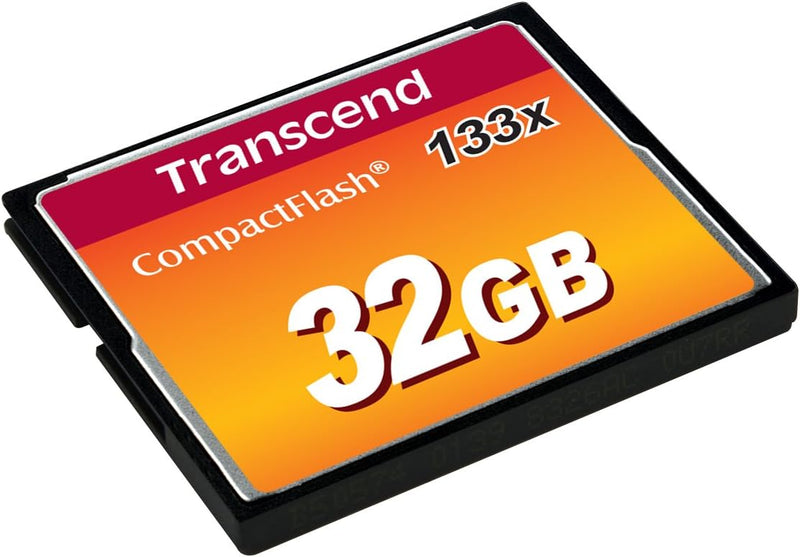 Transcend Ultra-Speed 32GB Compact Flash (CF) Speicherkarte 133x, TS32GCF133 32GB CF133x, 32GB CF133