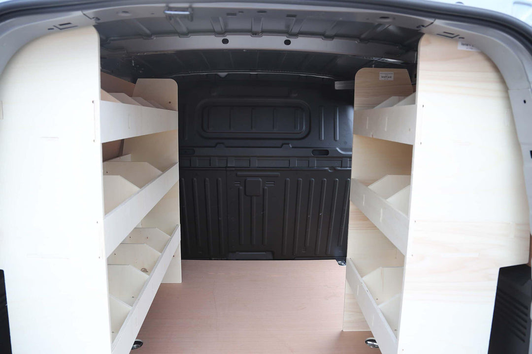 Vanify - Kompatibel mit Renault KANGOO L2 2008+ Fahrzeugeinrichtung Fahrzeugregale, doppelte Regale