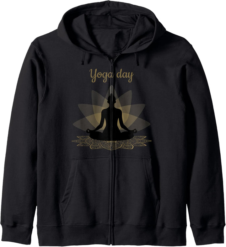 Yoga Tag Spirituell Kapuzenjacke