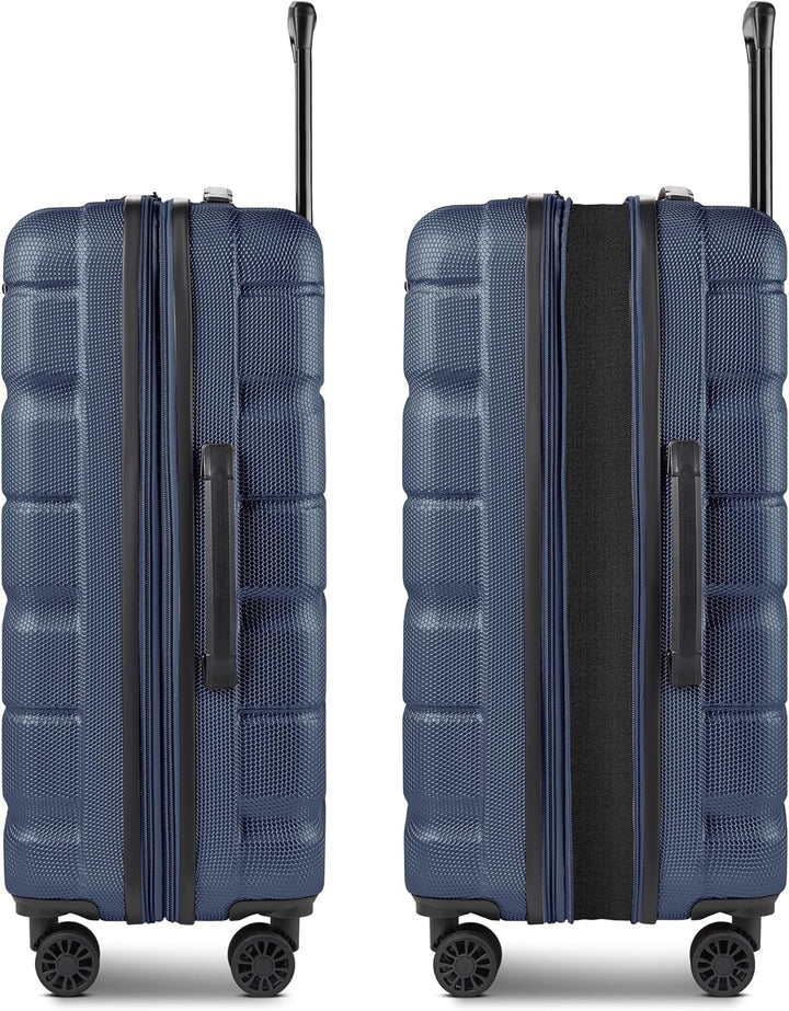 Franky Check-in Koffer für Damen und Herren | mittelgrosser Trolley 44,5 x 28 x 66 cm aus hochwertig