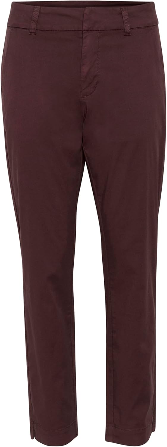 KAFFE Hose KAmette Damen Hose Elegant Elastische Taille Casual Anzughose 34 Fudge, 34 Fudge