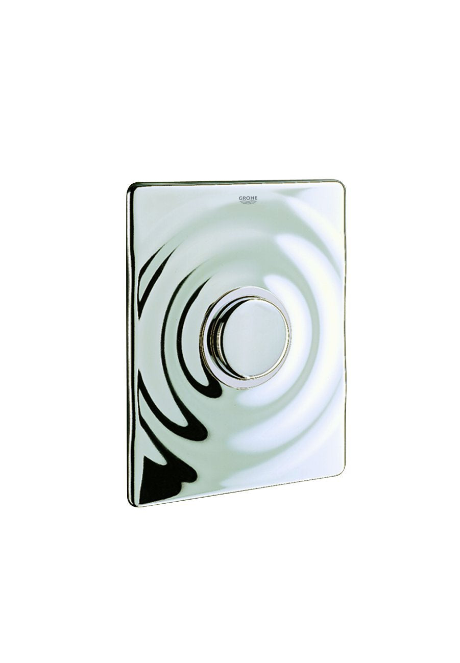 Grohe Abdeckplatte Surf 156 x 197 mm, mit Druckknopfbet, verchromt, 37069000 Verchromt Single, Verch