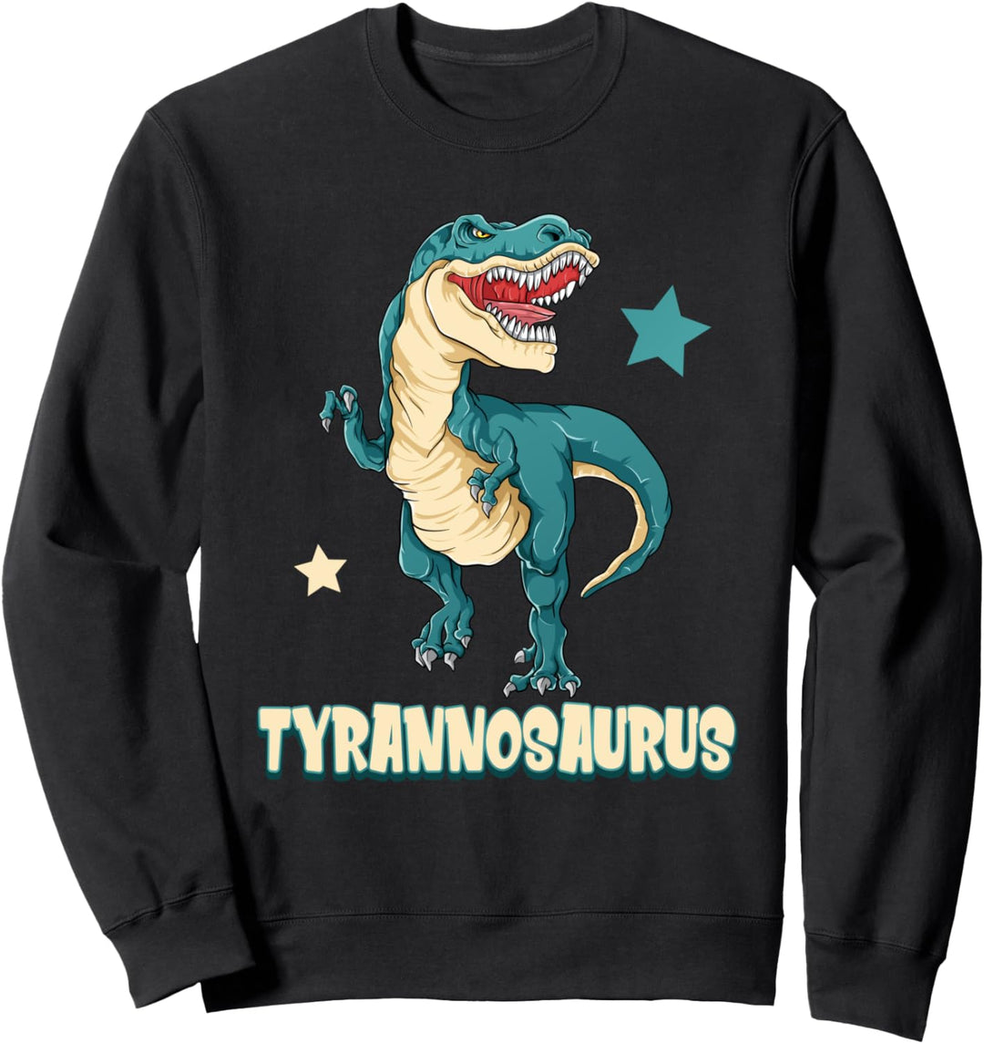 Tyrannosaurus Dinosaurier Saurier Sammlung Jungen T-Rex Dino Sweatshirt