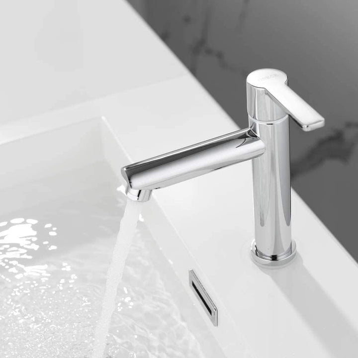 ONECE Kaltwasserhahn Gäste WC Wasserhahn Kaltwasser Standventil Kaltwasserarmatur aus Messing, Klein
