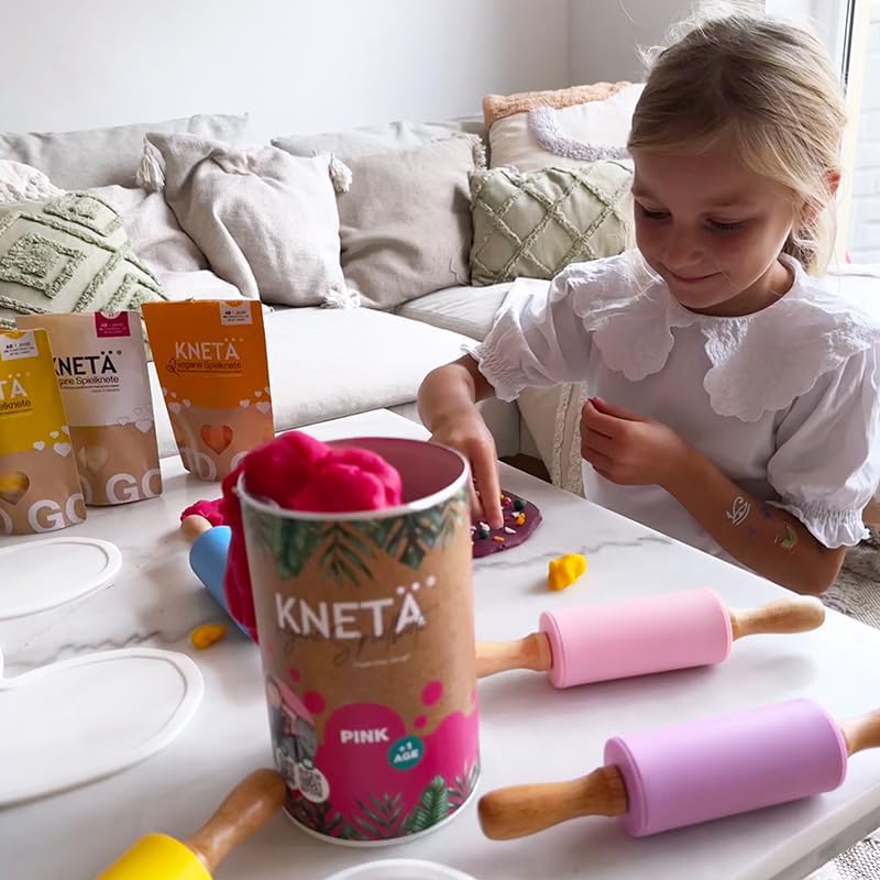 KNETÄ XXL Papierdose (1.000g) - Vegane Spielknete für Kinder ab 1 Jahr I Kita I Kindergarten I Made