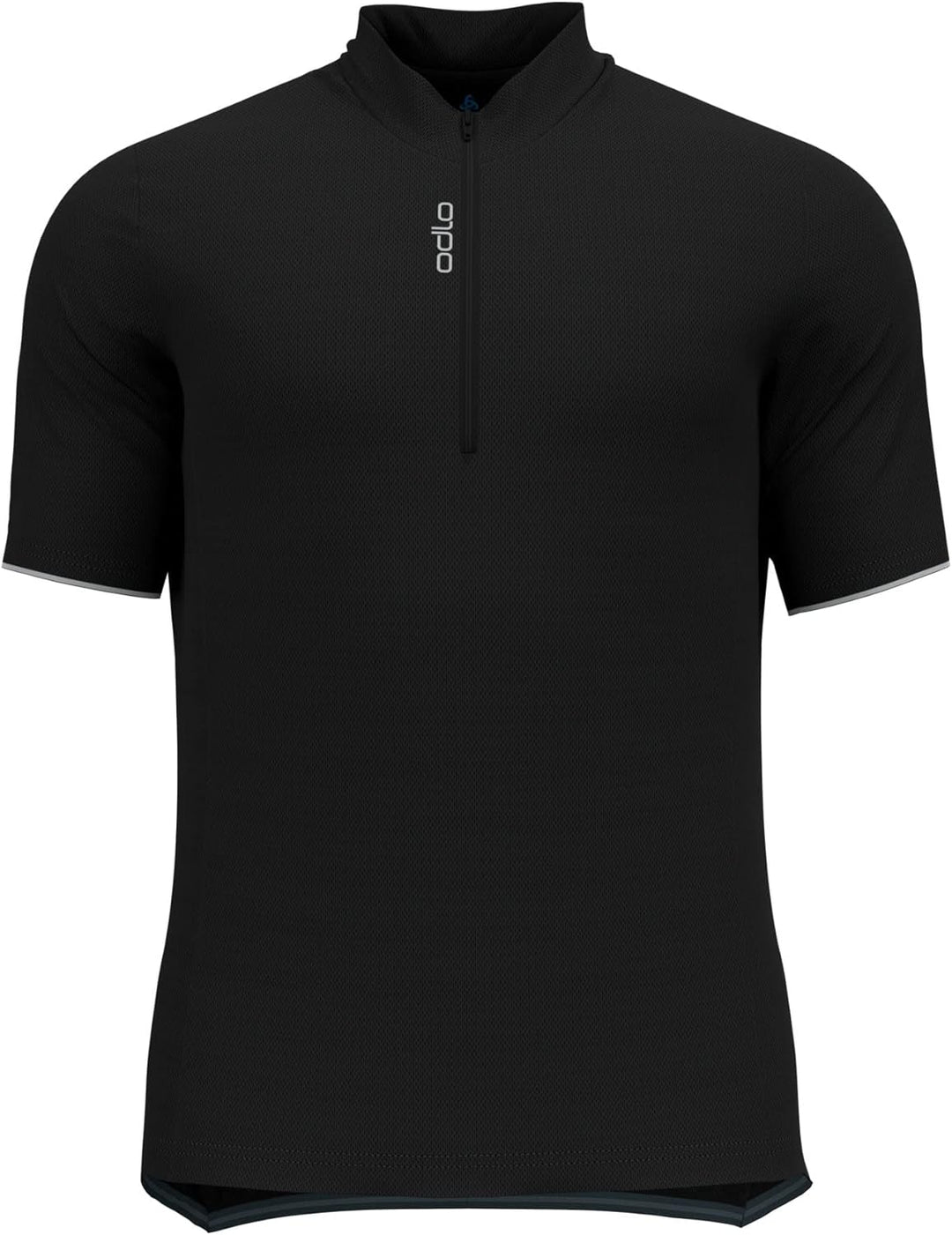 Odlo Herren Essentials_411972 Radtrikot halber Reissverschluss S Schwarz, S Schwarz