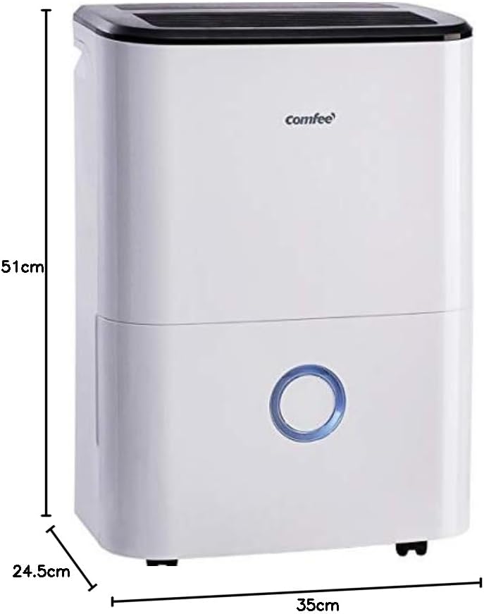 COMFEE' Luftentfeuchter 20L/Tag,Raumgrösse ca. 100m³(40m²),entfeuchter mit 3 Betriebsarten,24H Timer