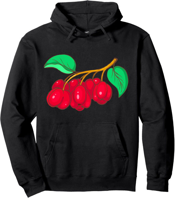 Acerola Obst Veggie Vegetarier Veganer Pullover Hoodie