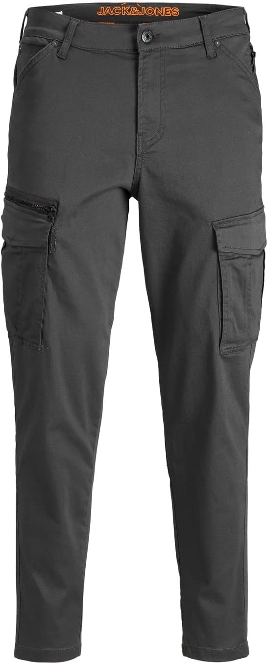 JACK & JONES Cargohose Herren 27W / 30L Grau, 27W / 30L Grau