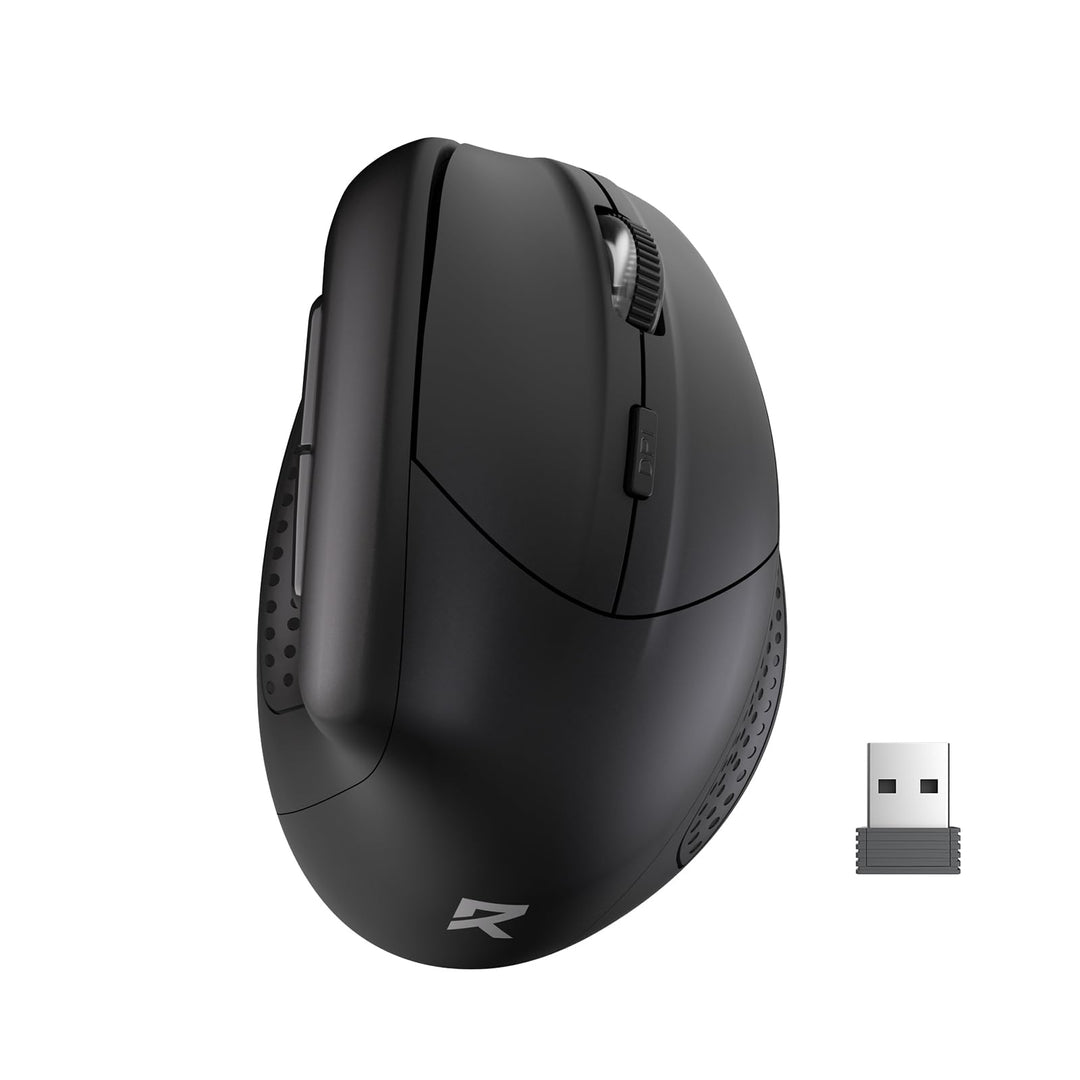Redragon BM-4033 Kabellose, ergonomische Vertikalmaus, 2,4-GHz-Verbindung, 5 DPI-Stufen bis zu 4000,