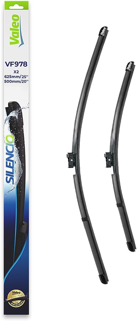 Valeo Silencio VF978 Wischerblatt 577978 Vorderansicht: 625mm / 500mm Menge Set 2 Einheiten Fahrerse