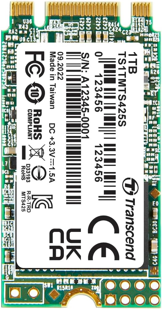 Transcend 1To M.2 2242 SSD SATA3 B+M Key