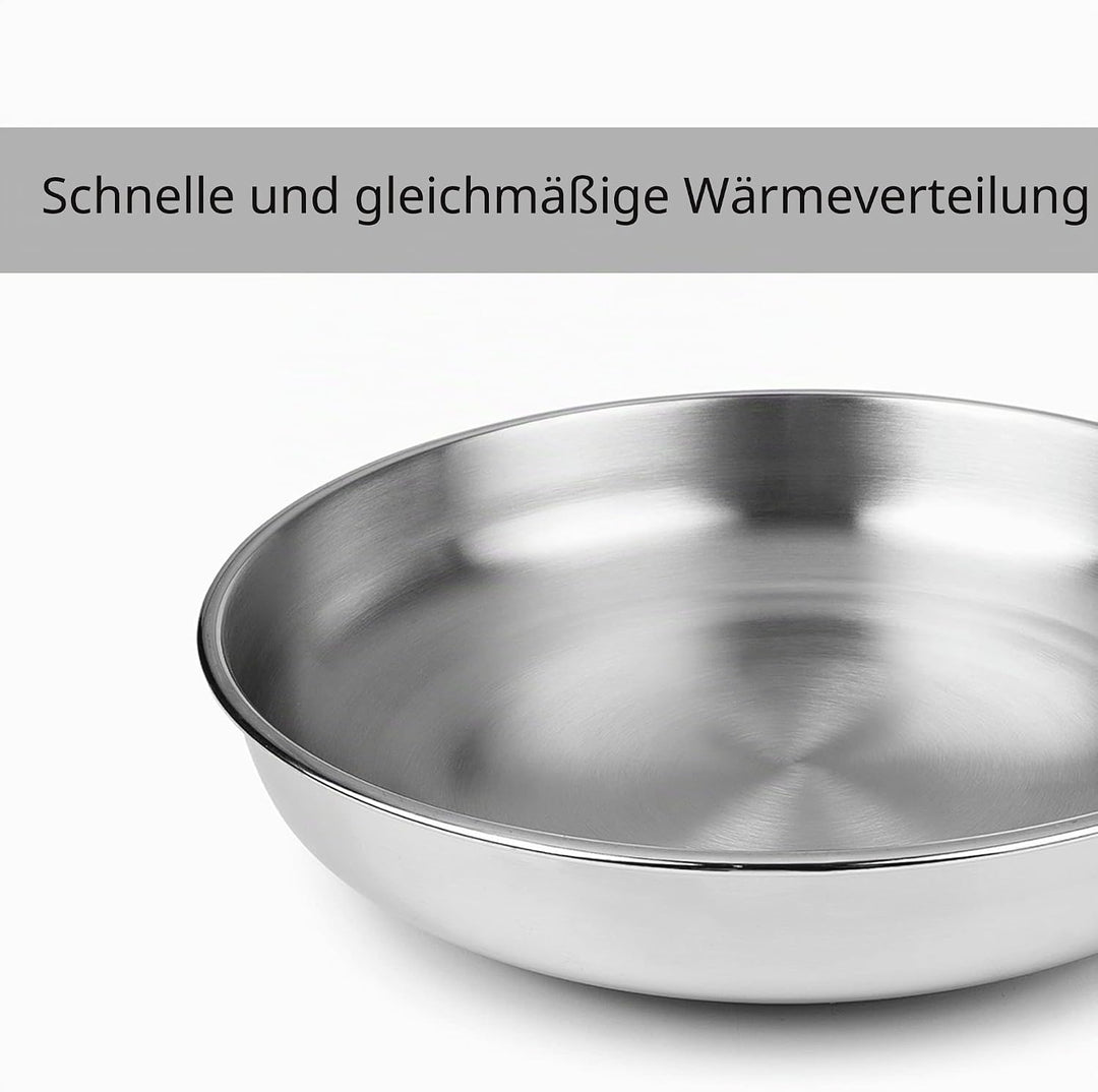 Lacor PFANNE 26 cm VITROCOR, Edelstahl, Grey