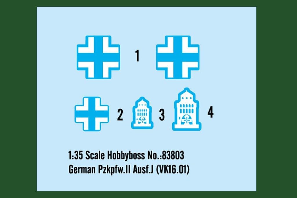 Hobby Boss 83803 Modellbausatz German Pzkpfw.II Ausf.J (VK1601)