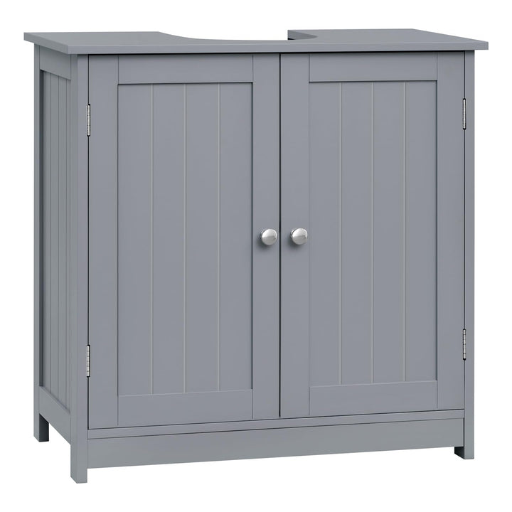 WOLTU Waschbeckenunterschrank, Unterschrank, Badezimmerschrank mit 2 Türen, Badschrank Badregal Wasc
