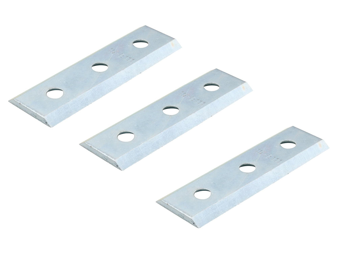 SECURA Häckslermesser 3 x 8,5cm kompatibel mit LESCHA ZAK 2700, 3500, 52534, 56787, 52645