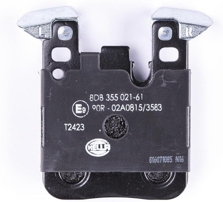 HELLA PAGID 8DB 355 021-611 Bremsbelagsatz - T2423 - Dicke/Stärke: 16.8mm - Bremssystem: Brembo - fü