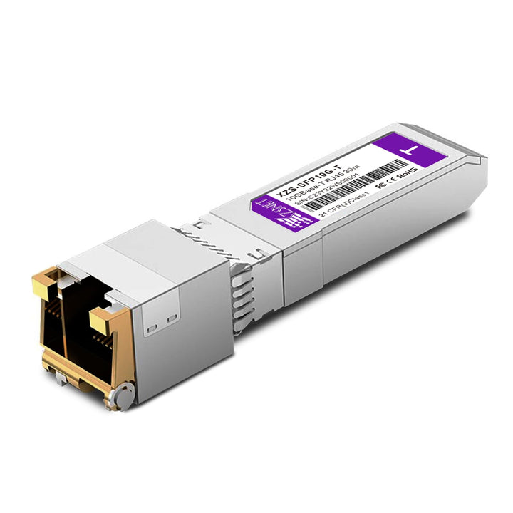 1,25/2,5/5/10GBASE-T SFP+ auf RJ45 Transceiver, 10Gb Kupfer SFP+ Mini GBIC Modul für Cisco SFP-10G-T