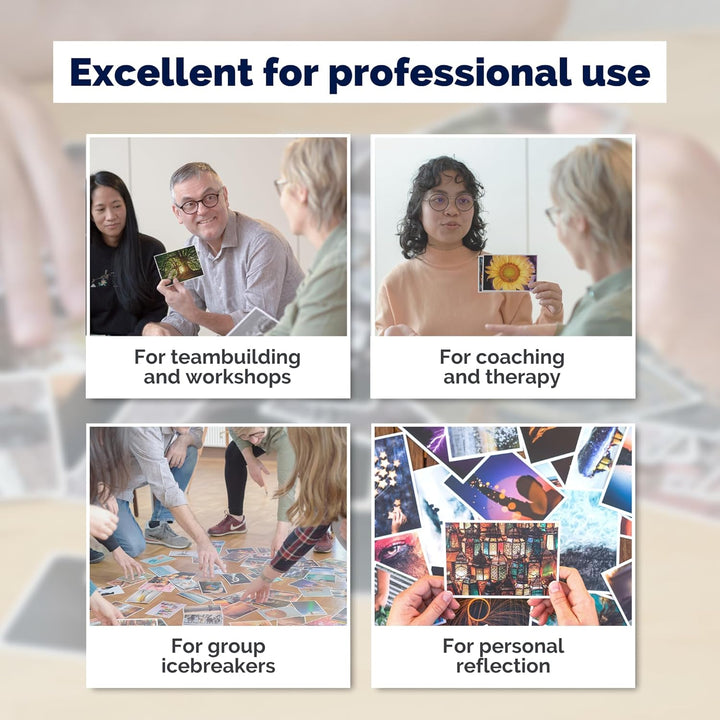 metaFox - 52 Coaching Picture Cards ORIGINAL - Conversation Starter Cards and Facilitation Tools for