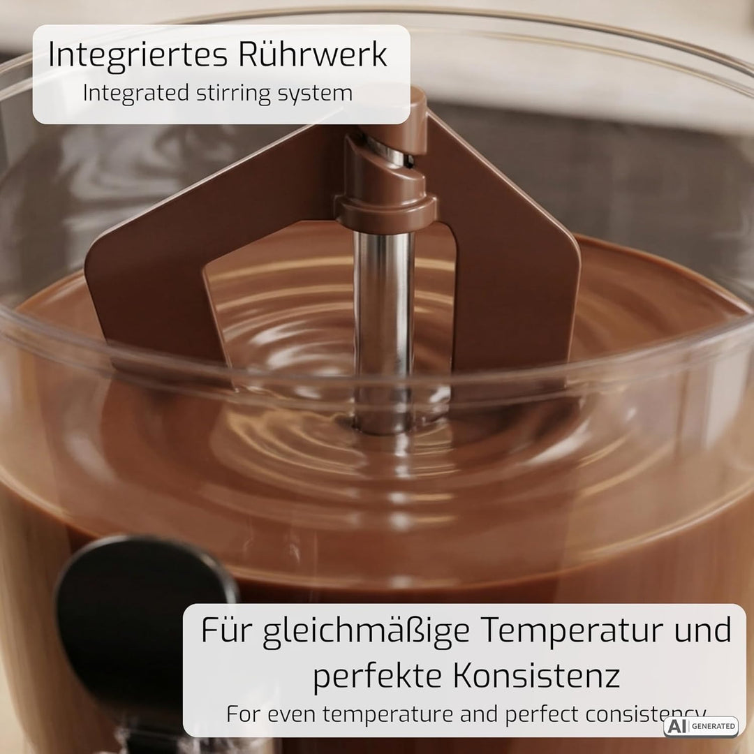 Saro 175-1145 Kakaodispenser Modell Nina, 5 L, 1100 W, schwarz