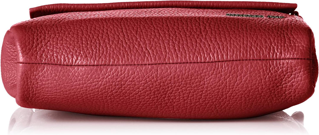 Mandarina Duck Damen MELLOW LEATHER P10FZT93 Schultertasche Rot (Red Plum), Rot (Red Plum)