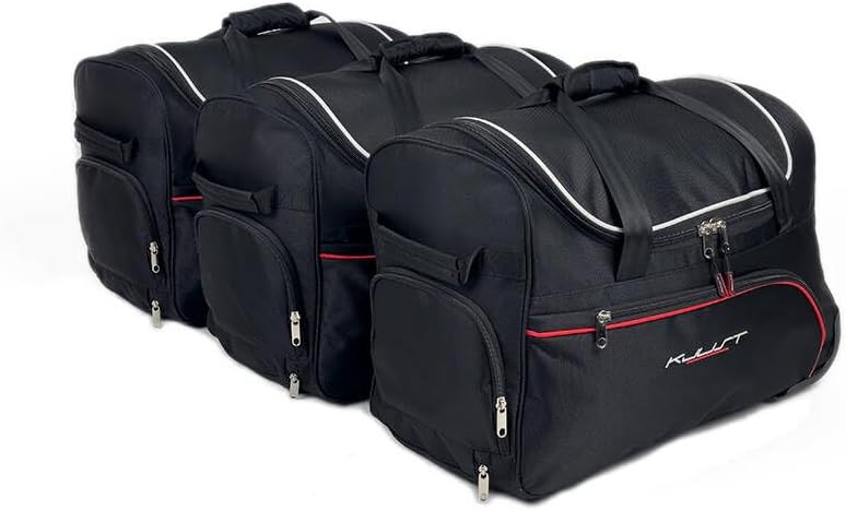 KJUST Dedizierte Kofferraumtaschen 3 STK kompatibel mit VW T-ROC I 2017+ CarBags