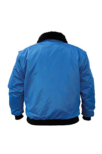 Korntex Pilotenjacke Arbeitsjacke Wasserdicht Winddicht - Blau - M M Blau, M Blau