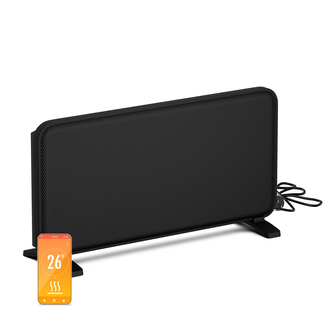 blumfeldt Infrarotheizung 2000 W – Wandmontage & Standgerät, Graphen-Heizelement, App & Touch-Steuer