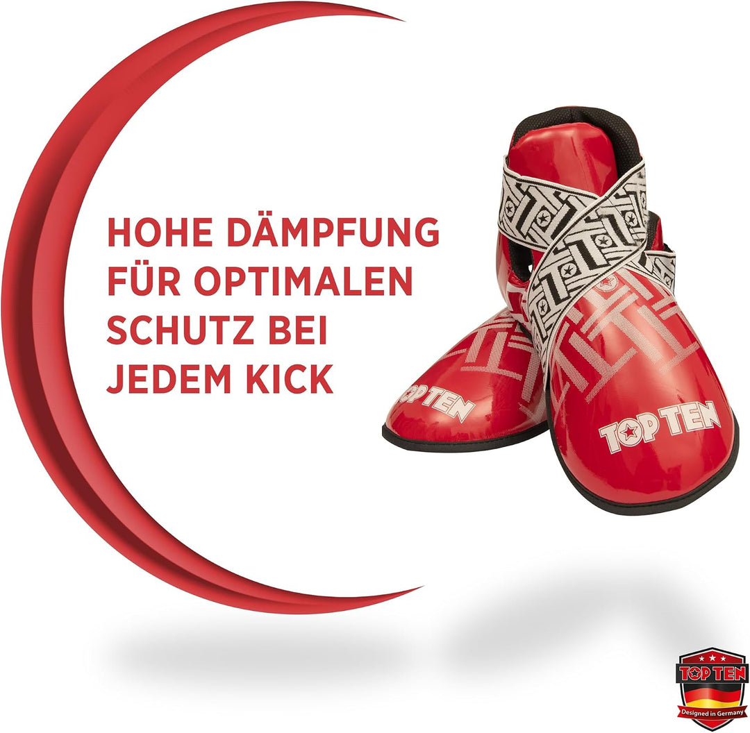 TOP TEN Fussschutz „Superlight Prism“, Rot M