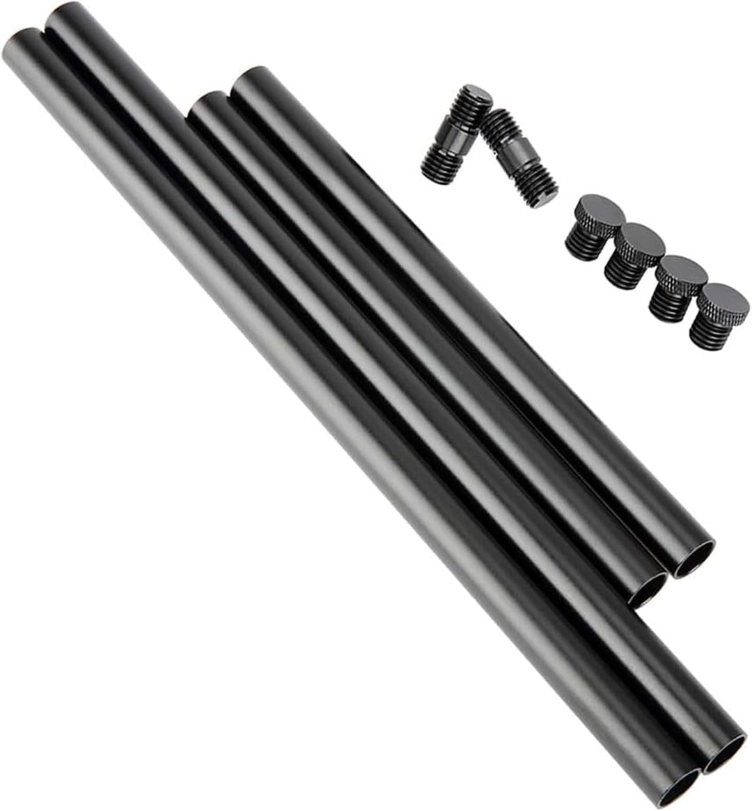 NICEYRIG 15 mm Stangen mit M12 Gewinde Rod Gap Rod-Anschluss zu verlängern für 15 mm Schulterpolster