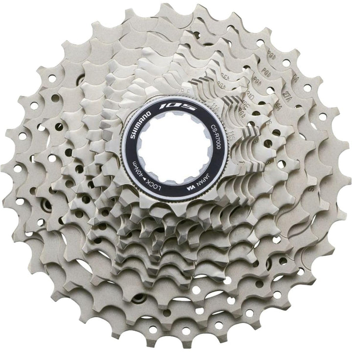 SHIMANO Cs-r7000 Ritzel Casette, Unisex, Erwachsene, Unisex-Erwachsene 12-25 Schwarz, 12-25 Schwarz