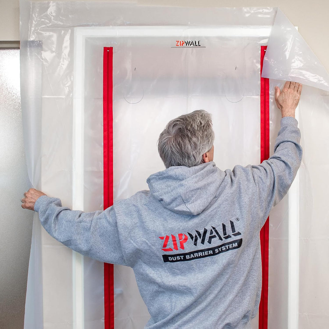 Zipwall ZDC ZipDoor Türen-Set für Staubkontrolle, ZDC Kit für Geschäftstüren, Kit für Geschäftstüren