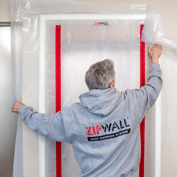 Zipwall ZDC ZipDoor Türen-Set für Staubkontrolle, ZDC Kit für Geschäftstüren, Kit für Geschäftstüren
