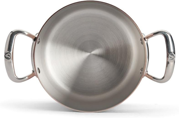 de Buyer - Gemüsetopf mit Deckel PRIMA MATERA aus 90% Kupfer und 10% Edelstahl - Durchmesser 20 cm -
