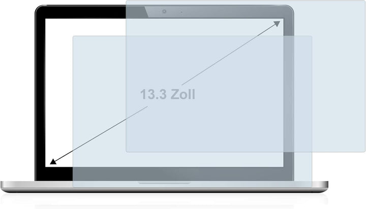 BROTECT 13.3" Entspiegelungs-Schutzfolie für Kassensysteme mit 13,3 Zoll (33.8 cm) [285 mm x 180 mm,